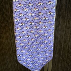 Tommy Hilfiger Preppy Purple Pattern Tie